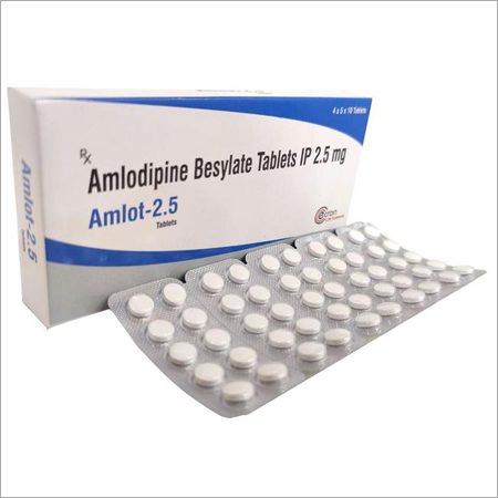 Amlodipine Besylate Tablets IP 2.5mg