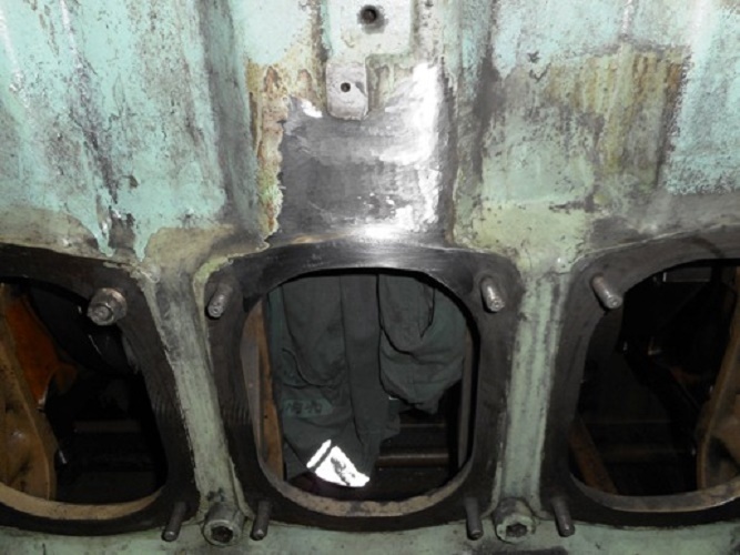 Metal Stitching & Metal Locking Of Engine Block