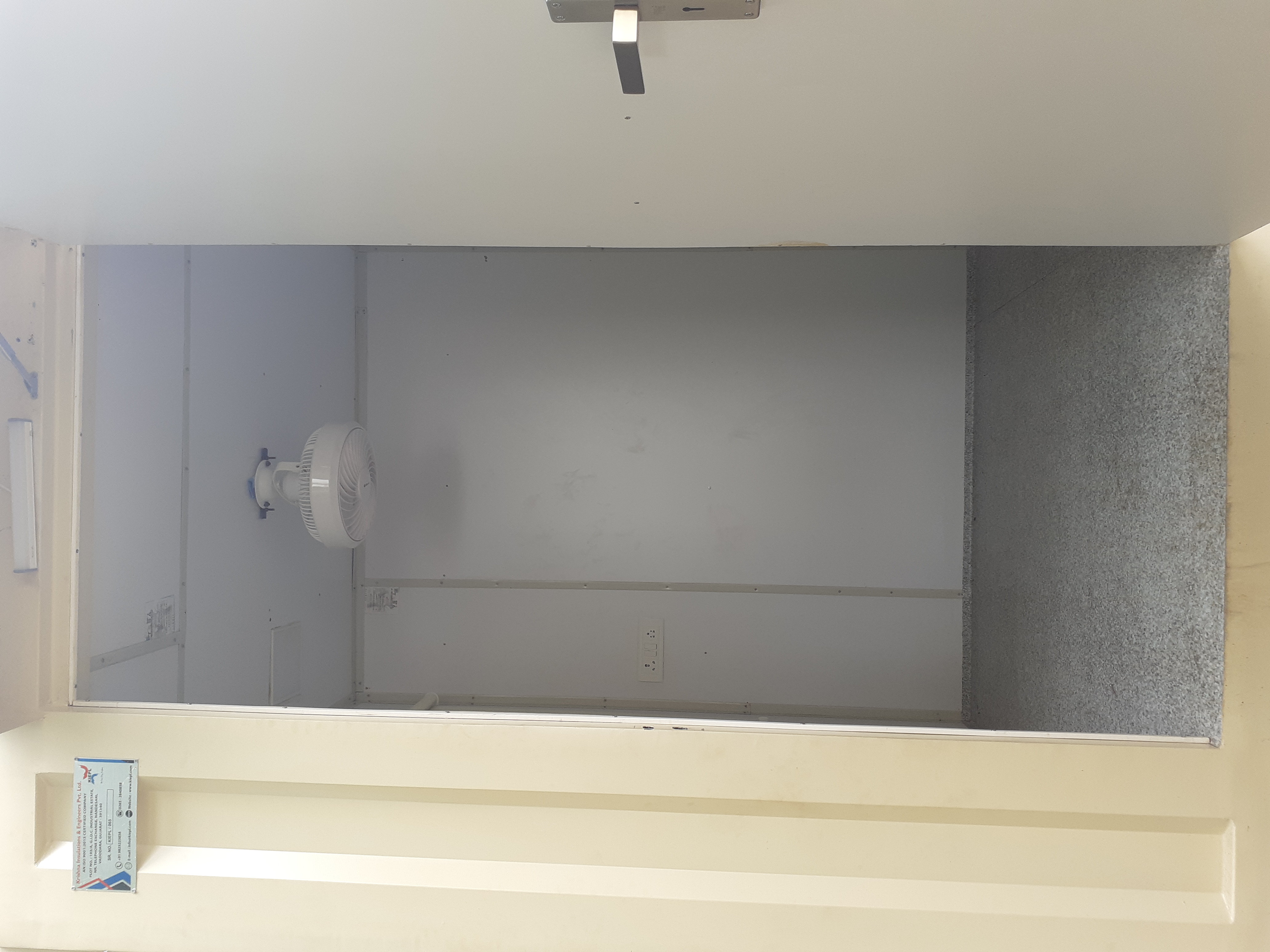 Portable Gi Security Cabin - Color: Ivory
