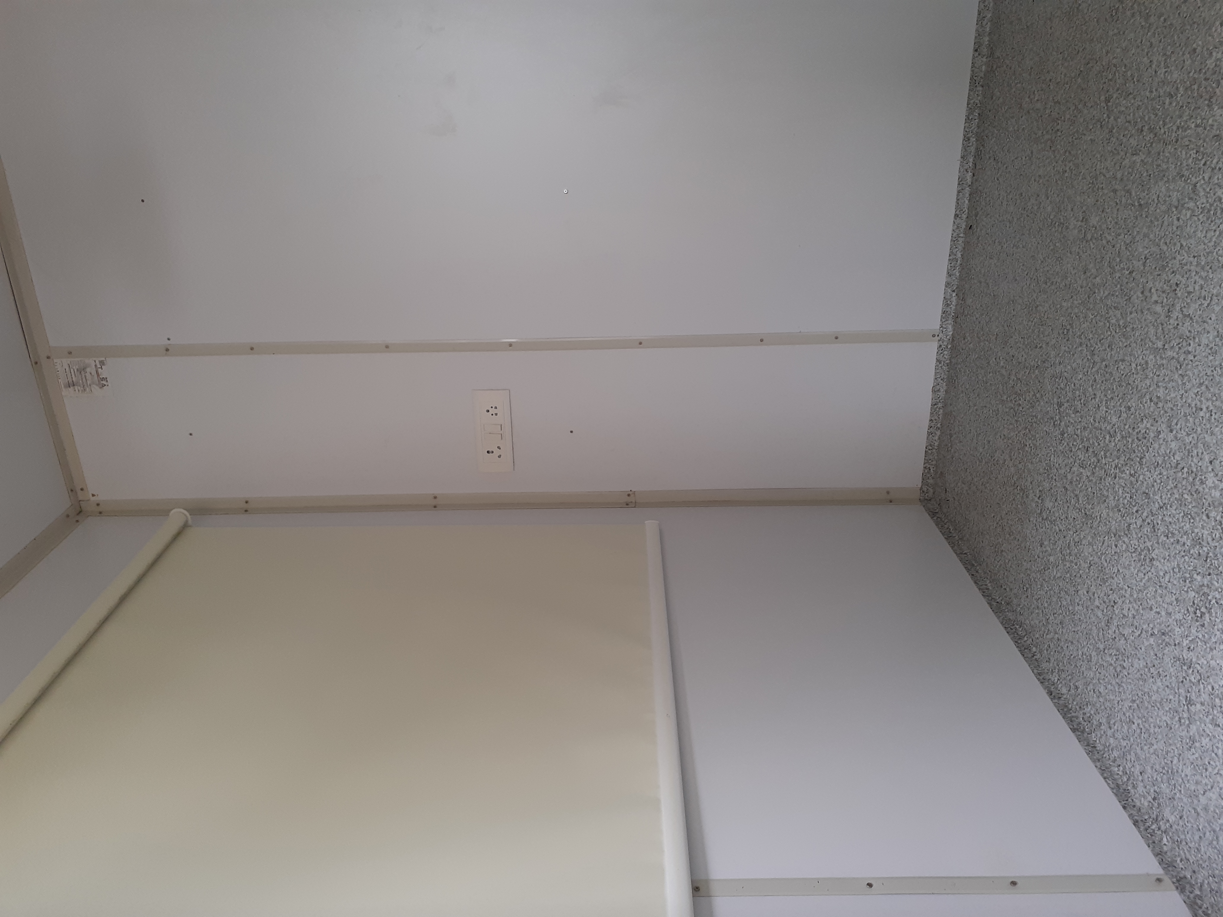 Portable Gi Security Cabin - Color: Ivory