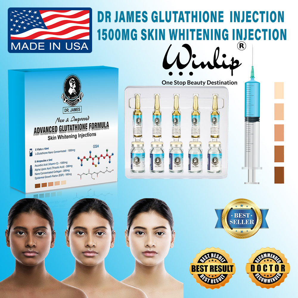 Dr James Glutathione Whitening Injection 1500Mg With Vitamin C - Physical Form: Liquid
