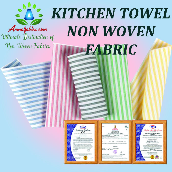 Multicolor Anmolfabtex Kitchen Towel