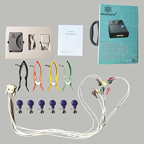 Gray 12 Channel Ecg Recorder