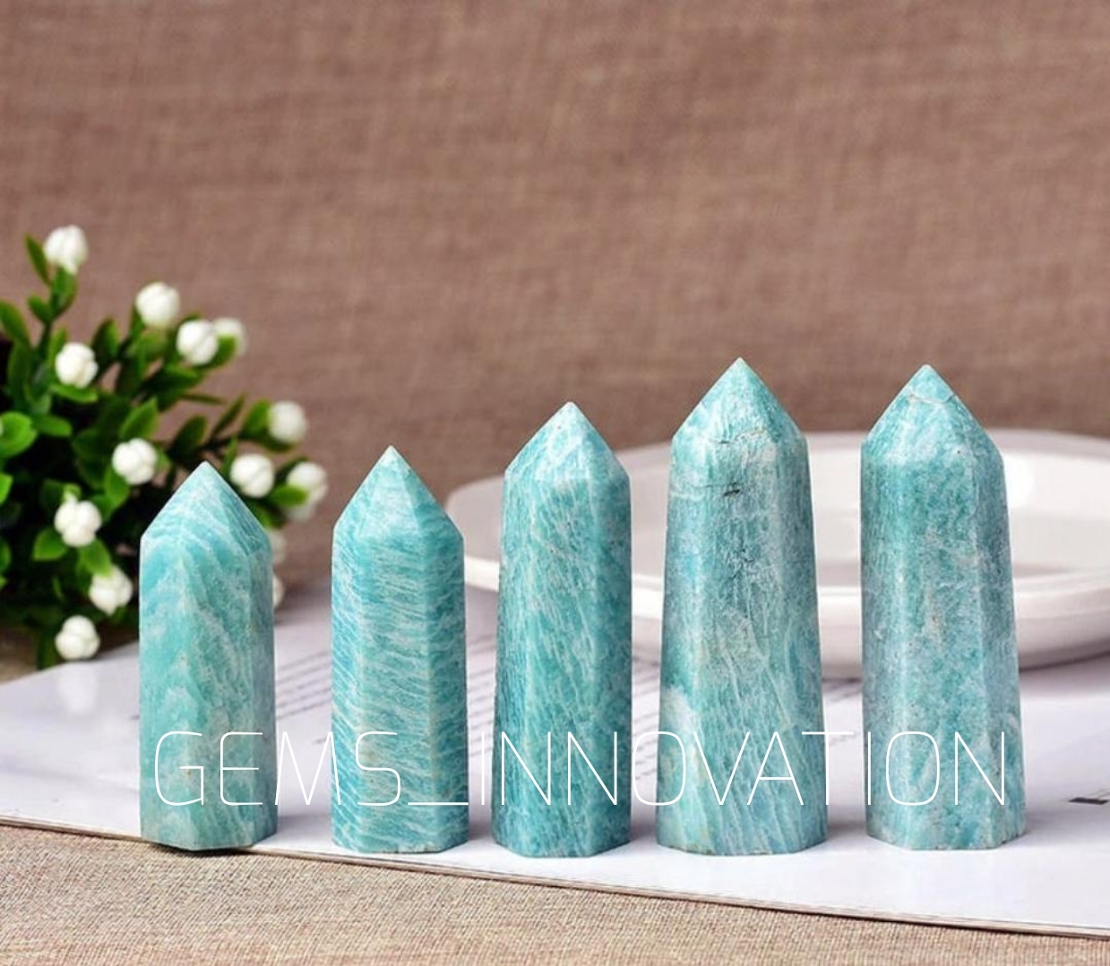 Amazonite Stone - Color: Natural