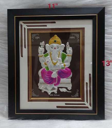 Silver Ganesha Frame