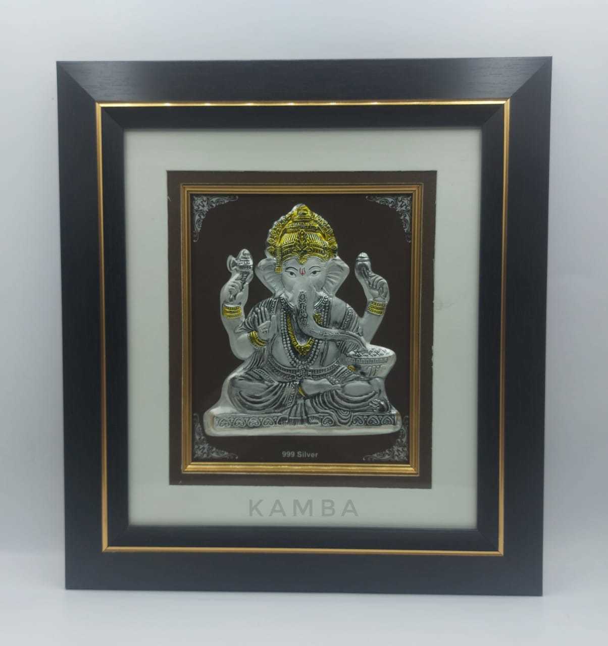 Silver Ganesha Frame
