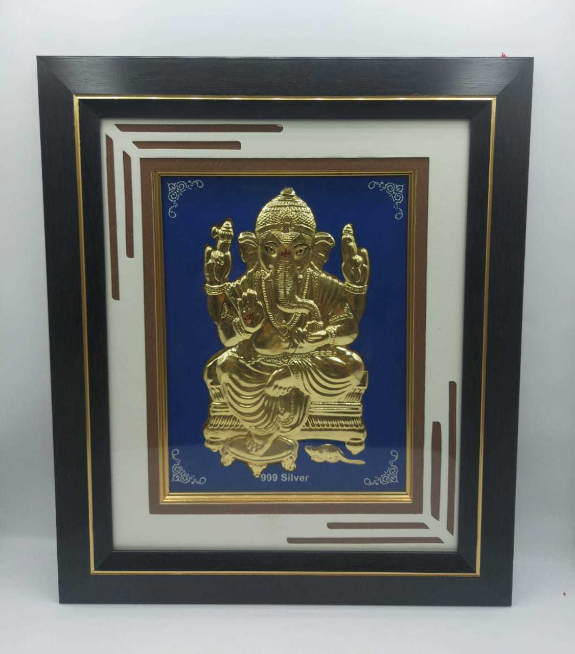 Silver Ganesha Frame