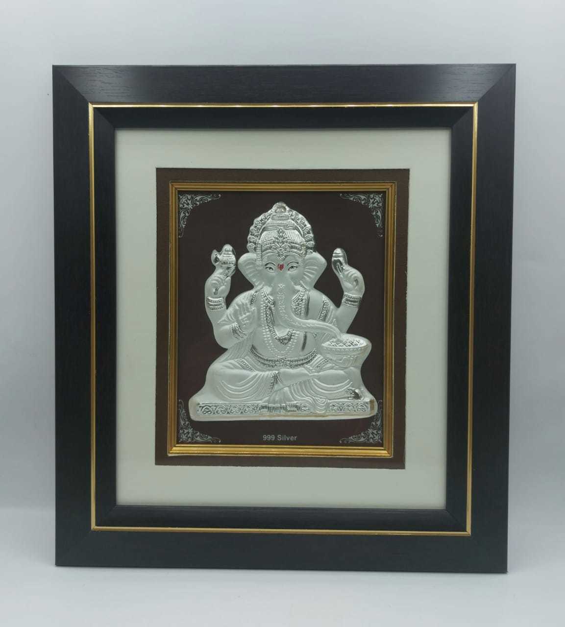 Silver Ganesha Frame