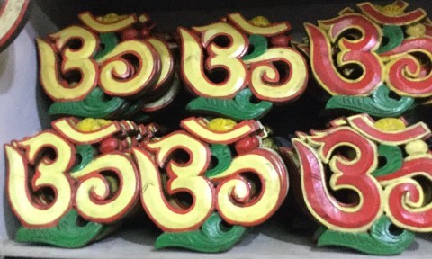 Multi Colors Hindu Om Wall Hanging