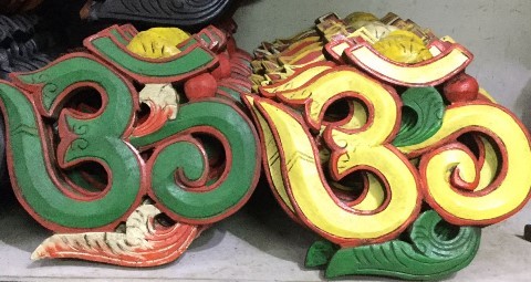 Multi Colors Hindu Om Wall Hanging