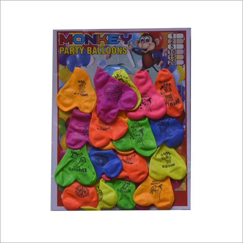 मल्टी कलर पार्टी बैलून
