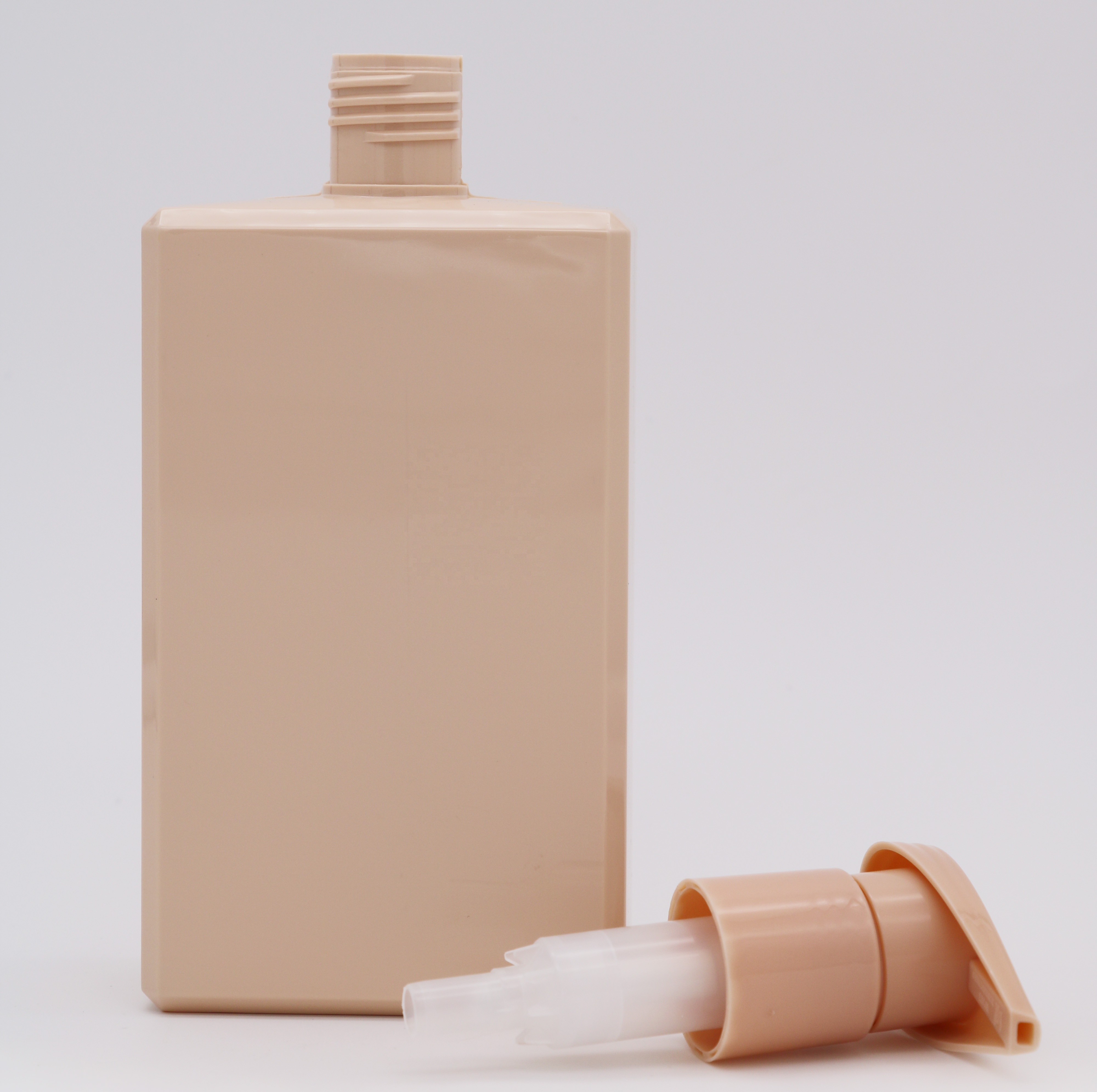 250 Ml Square Lotion/shampoo/conditioner Bottle - Pet Material, 250 Ml Capacity, Custom Color, Pump Screw Cap | Hot Stamping, Screen Printing, 3000 Pcs/min