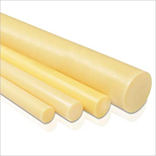 Yellow 25 Mm Nylon 6 Rod