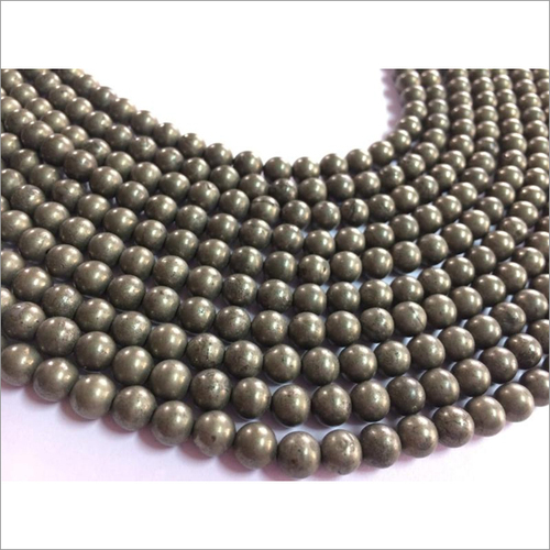 Pyrite - Round Beads 6-8mm Olive | Natural Beauty, Durable Material, Unique Texture