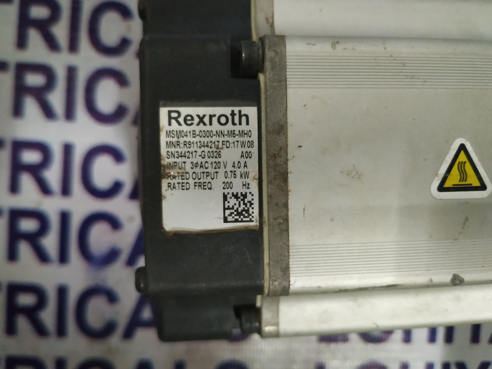 Rexroth Servo Motor Msm041b-0300-nn-m5-mh0