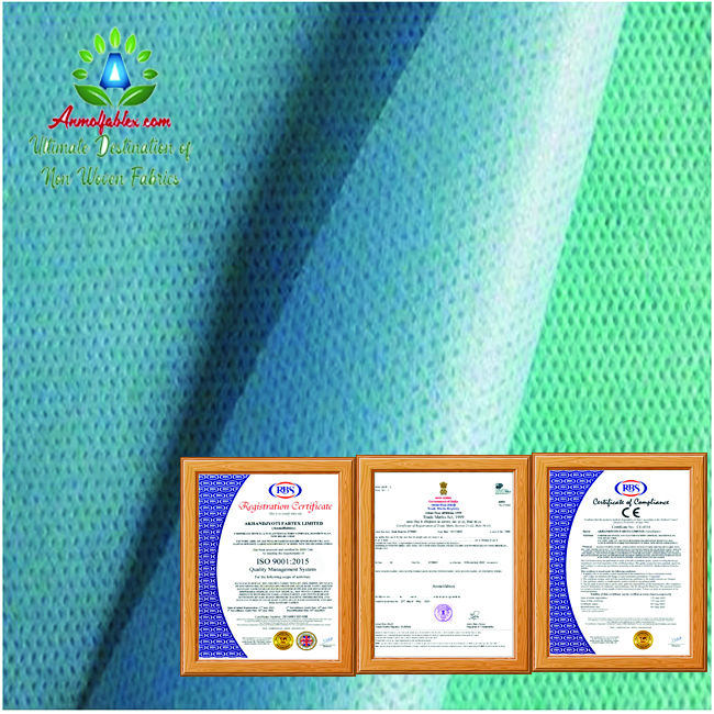 Multicolor Nonwoven Fabric Insulation Material Aluminum Film,