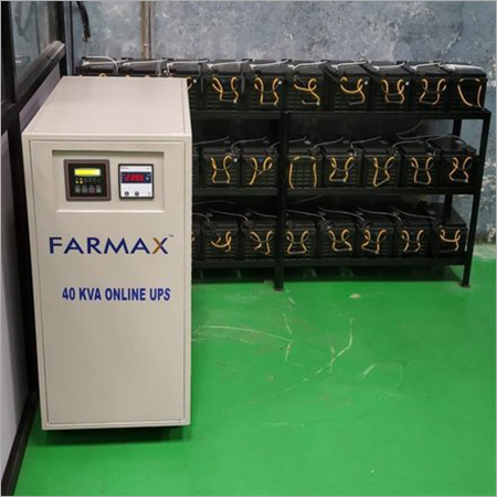 40kVA Online UPS - 3 In 1 Out Design | White Finish, 60 kg Light Weight