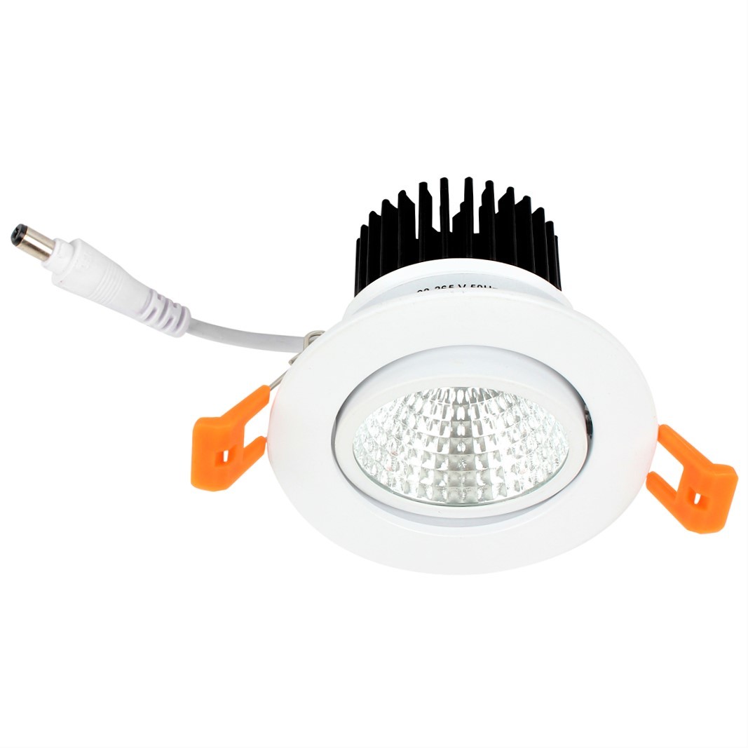 Fos Led Cob Spot Light - Aluminium, 86 Mm Diameter, 5 Watt, 550 Lumens | High Power Factor >0.95, Eco-friendly With Multiple Light Color Options