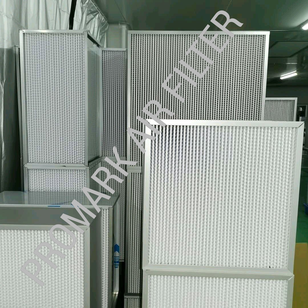 Hepa Filter - Fiberglass, 610x610x610mm, 915x610x610mm, 1220x610x610mm | 99.99% Efficiency, White Color, Square Shape, Air Filtration