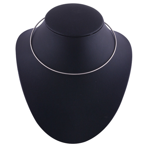 Plain 925 Sterling Solid Silver Necklace Size: Length: 16 Inch X Width: 2 Mm Size Chart