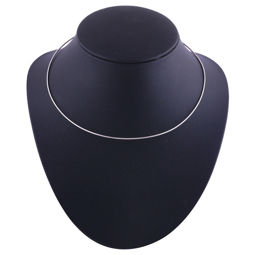 Plain 925 Sterling Solid Silver Necklace Gender: Women