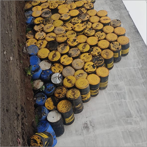 HDPE Blue And Yellow Drum Scrap