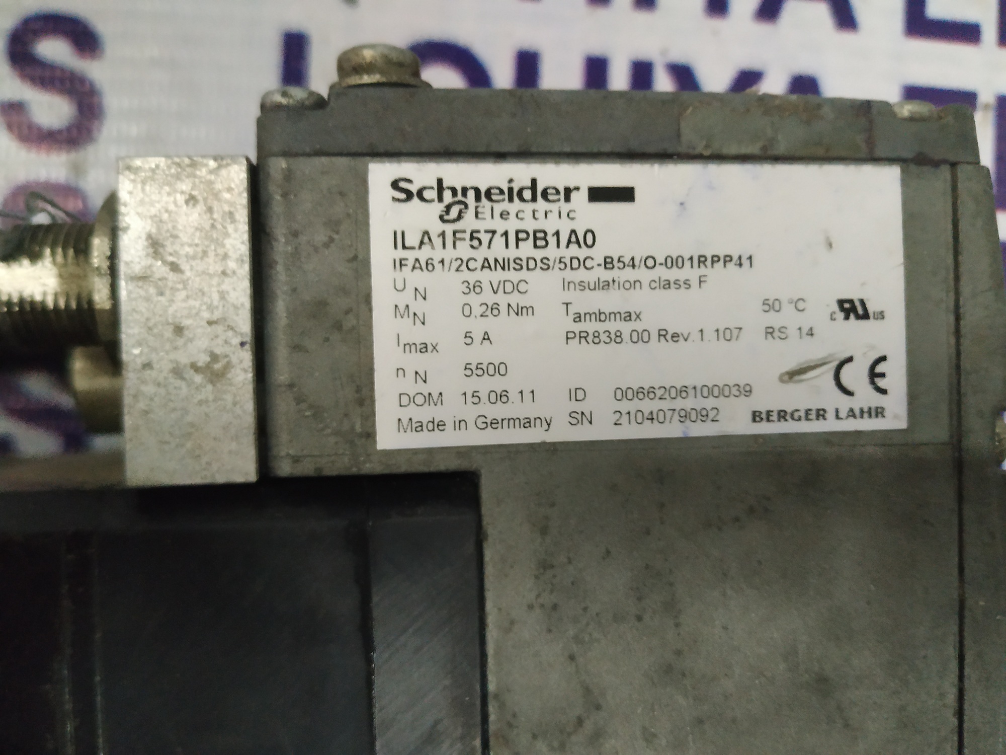 Schneider Servo Motor Ila1f571pb1a0