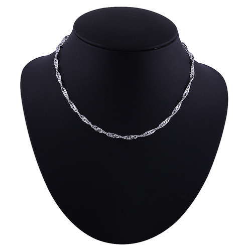 Plain 925 Sterling Solid Silver Chain Gender: Women