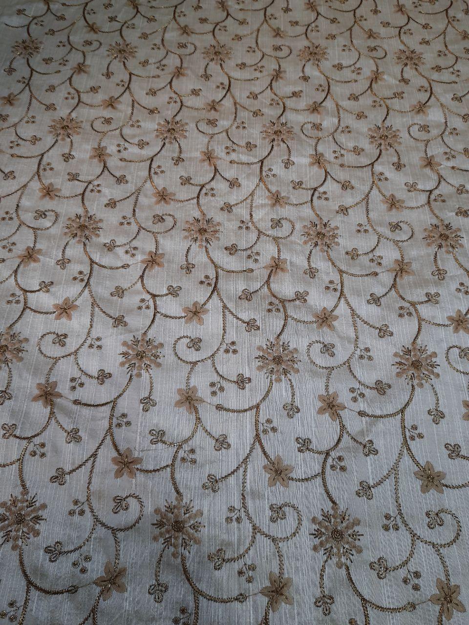 Designer Sherwani Fabric - Georgette & Malabari, 54 Inch Width, 25 Meter Length, Multi Color | Embroidered, Tear-resistant, Washable, Skin Friendly