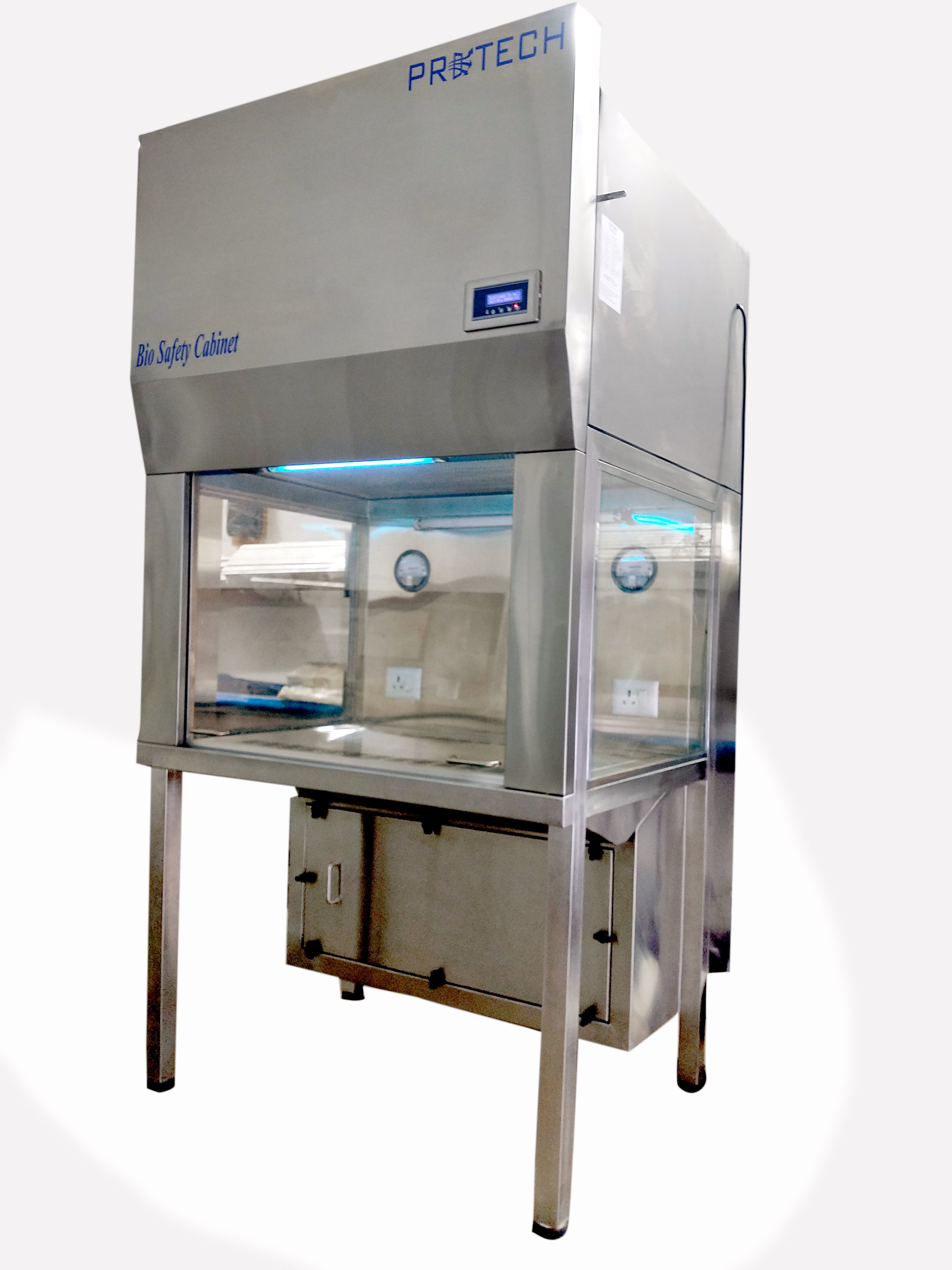 A1 Type Class Ii Biological Safety Cabinet - Stainless Steel, 3ft To 6ft Working Area | Hepa Filter 99.999% Efficiency, Iso Class 5 Cleanliness, Sliding Sash Door, Integrated Uv Light