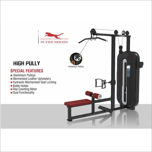 Lat Pull Down With Rowing Machine - Commercial Grade Steel | Adjustable Operation Mode, Versatile Exercises for Upper Body Strength
