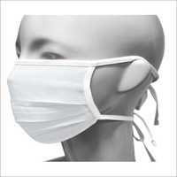 व्हाइट कॉटन फेस मास्क