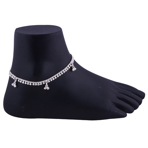 Anklets (Ankle Bracelets) Plain 925 Sterling Solid Silver Anket