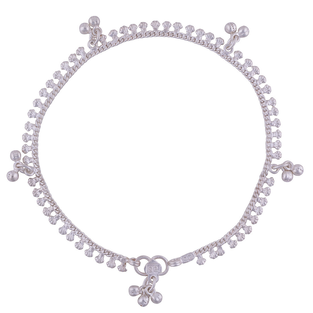 Anklets (Ankle Bracelets) Plain 925 Sterling Solid Silver Anket