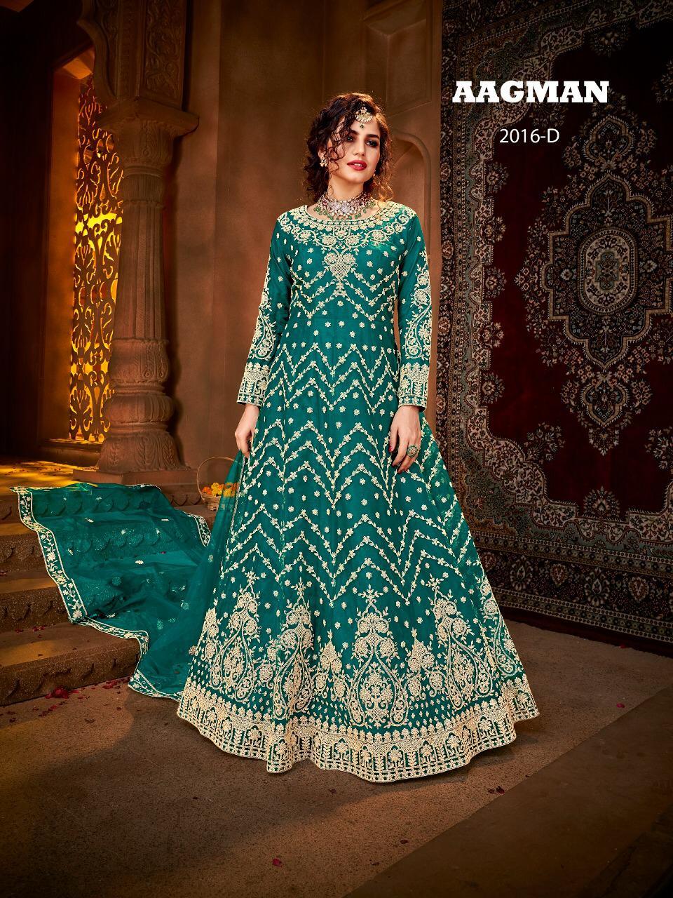 Embroidered Long Gown Decoration Material: Stones