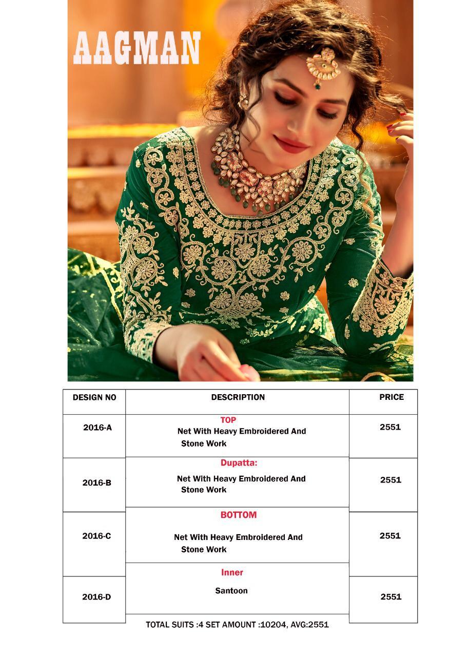 Embroidered Long Gown Decoration Material: Stones