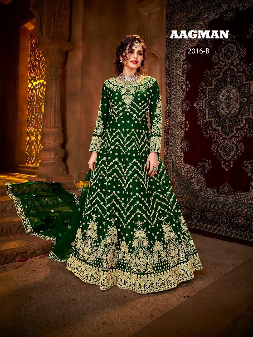 Embroidered Long Gown Decoration Material: Stones