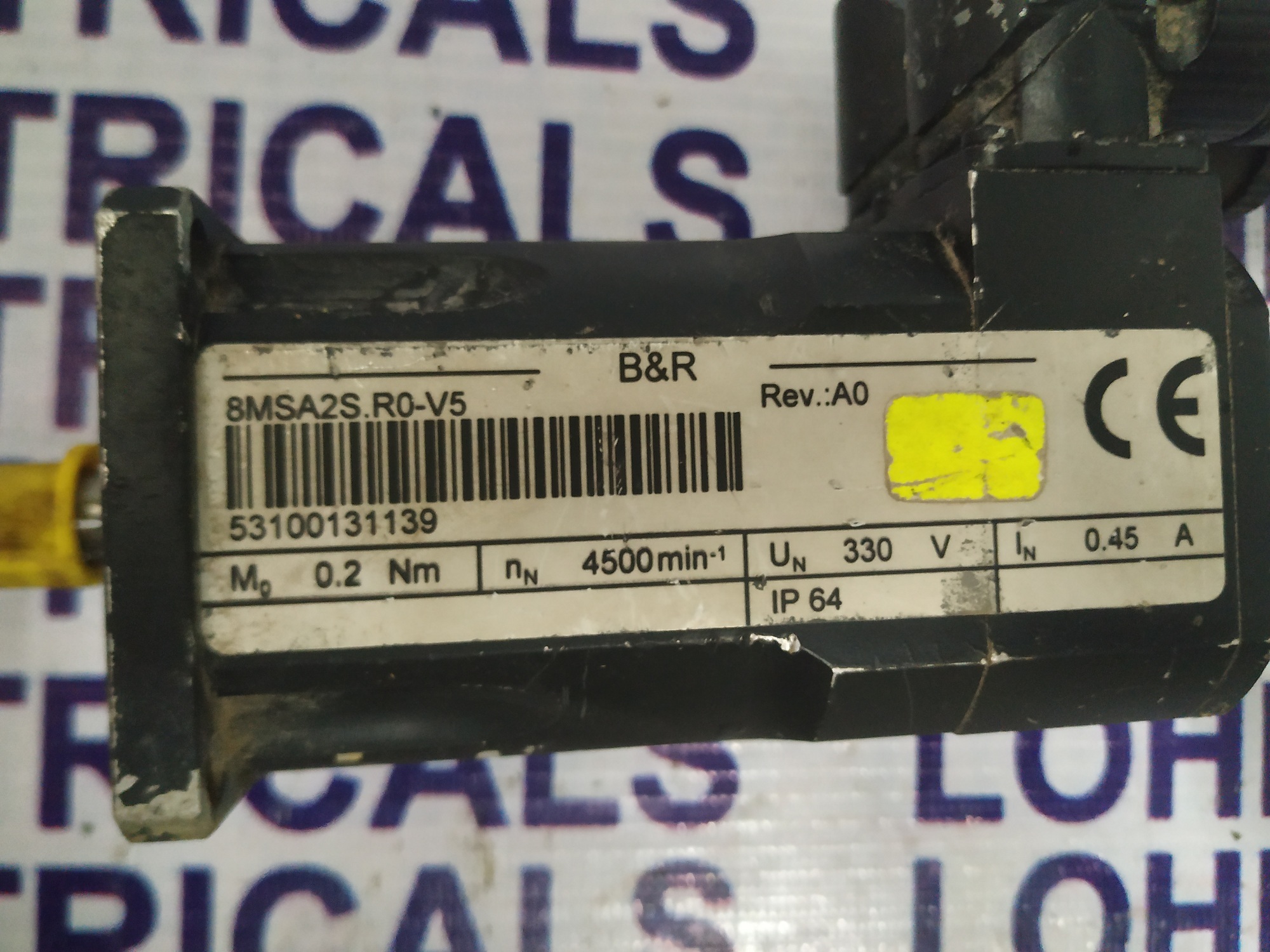 B&r Servo Motor 8msa2s.r0-v5