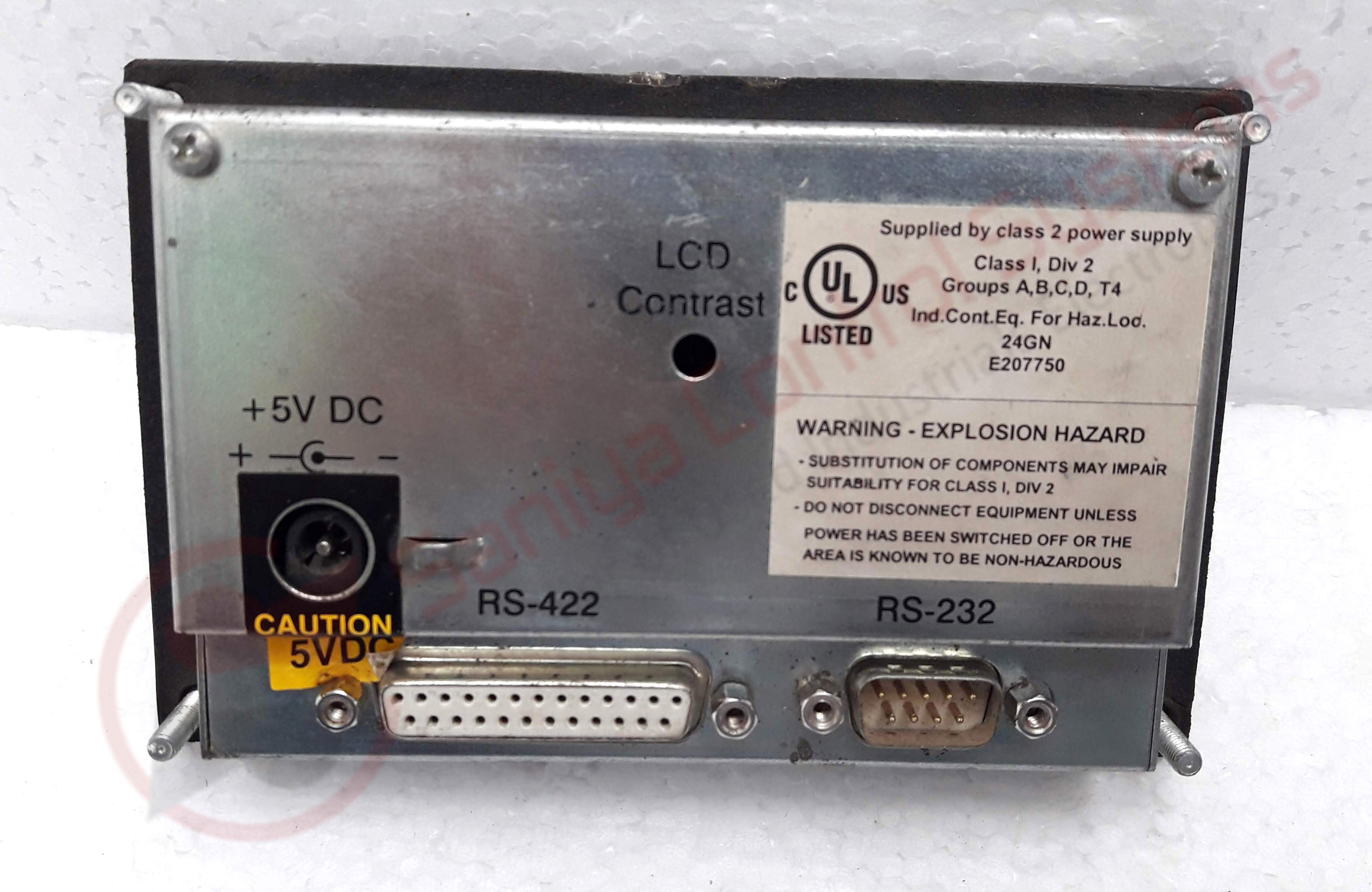 Black Mitsubishi Beijer E100 Backlit Lcd Hmi Terminal