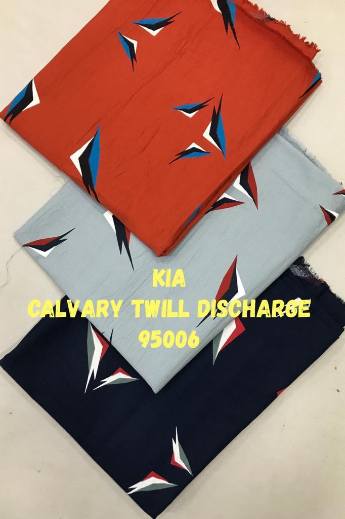 Tear-resistant Discharge Print Twill Shirting Fabric