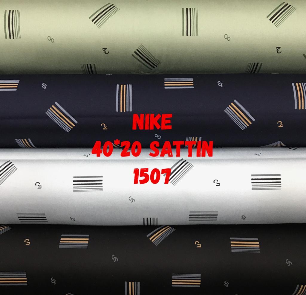 Shinny Lustrous 40*20 Satin Printed Suiting Fabrics