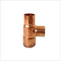 गोल तांबे की असमान टी