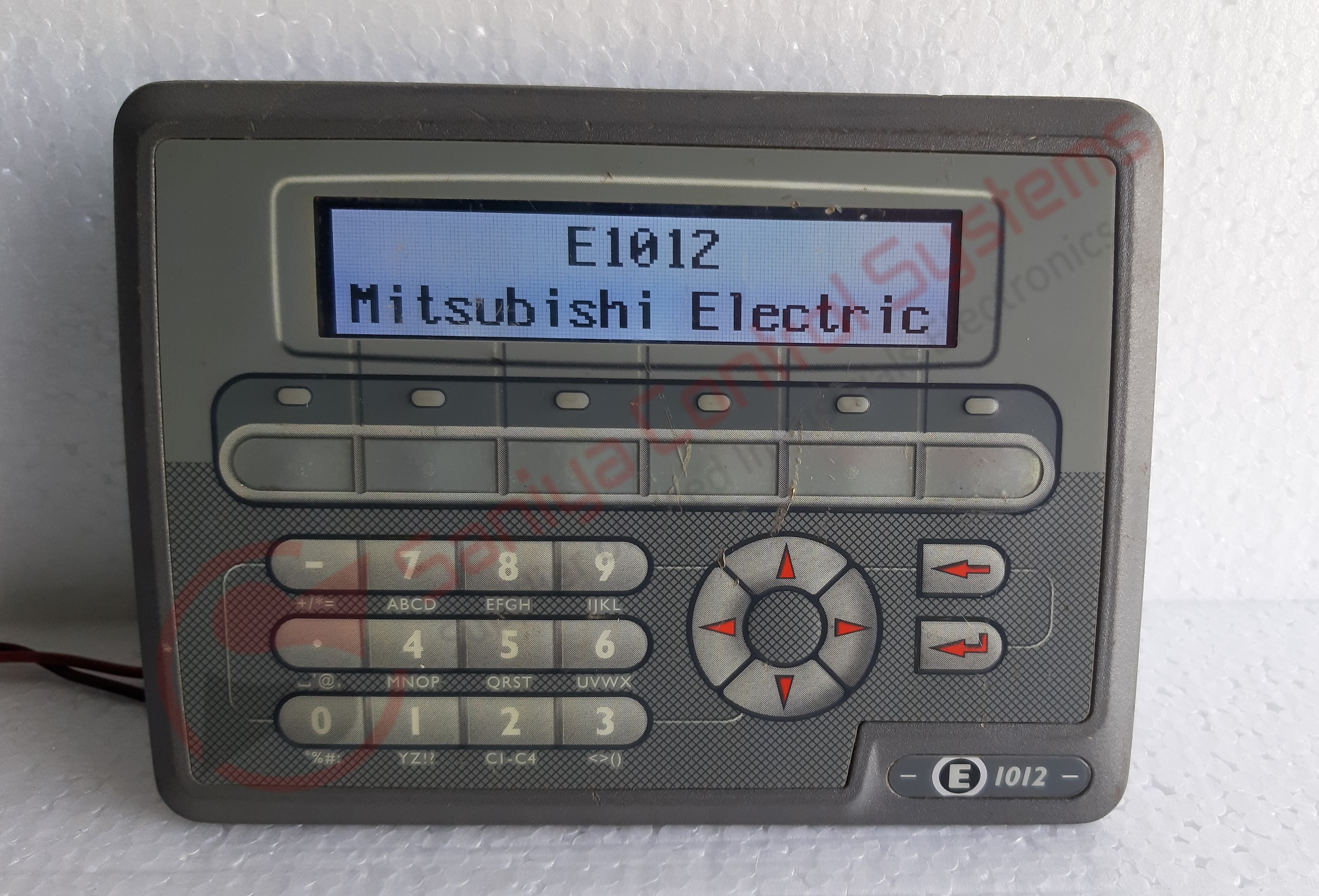 Grey Mitsubishi E1012 Hmi Operator Interface Control Panel