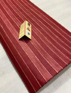Pure Tussar Silk Striped Woven Running Fabric Length: 1 Meter (M)