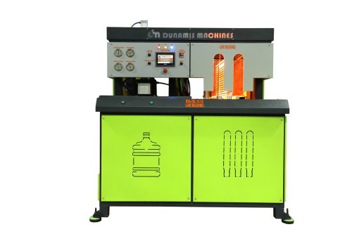 Green 120 Bph 1 Cavity Semi Automatic 20 Ltr Jar Blowing Machine