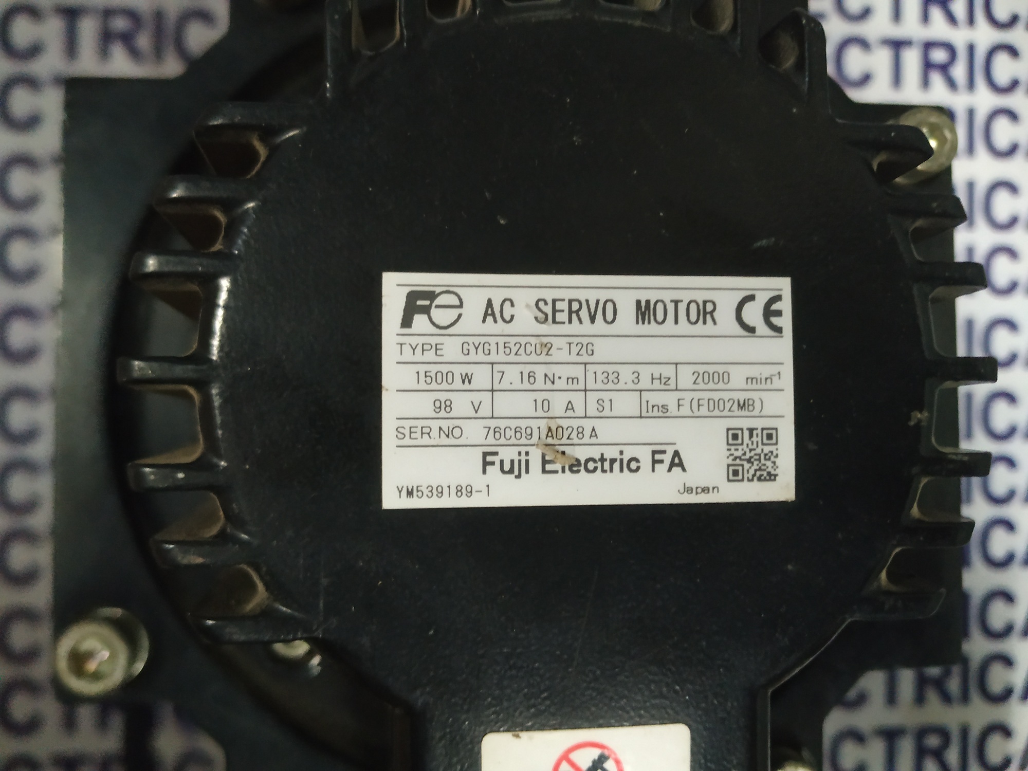 Fuji Ac Servo Motor Ym539189-1