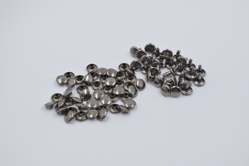 Rivet Button - Aluminium, Size 6mm-9mm, Silver Color | Rust Proof, Corrosion Resistant, Round Head Shape, Lead-Free and Nickel-Free
