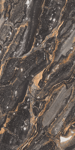 ब्लैक एवेलिनो 800X1600Mm हाई ग्लॉसी पोर्सिलेन टाइल