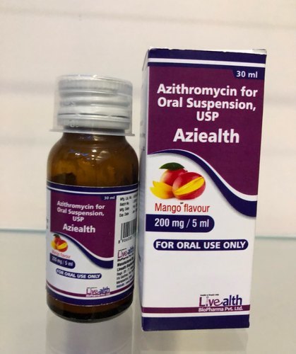 Azithromycin for Oral Suspension - Liquid Formulation, 30 ml Bottle | Antibiotic Treatment for Bacterial Infections, Suitable for Children