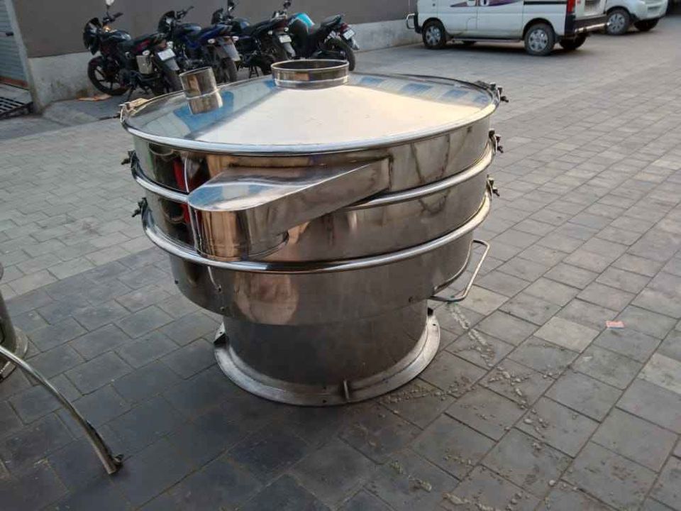 Stainless Steel Semi-automatic Vibro Screen Machine
